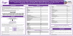 Thumbnail for Long-Term Cancer Recurrence Rates Following Nipple-Sparing Mastectomy: A 10-Year Follow Up Study
