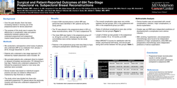 Thumbnail for Surgical And Patient-reported Outcomes Of 694 Two-stage Prepectoral Vs. Subpectoral Breast Reconstructions