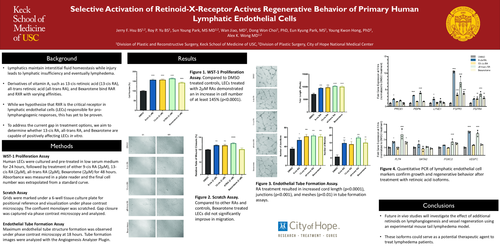Preview of Selective Activation Of Retinoid-X-Receptor (RXR) Activates Proliferation And Migration Of Primary Human Lymphatic Endothelial Cells