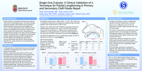 Preview of Single Z-plasty Versus Double-opposing Z-plasty: A Comparison Of Success With Palatal Lengthening