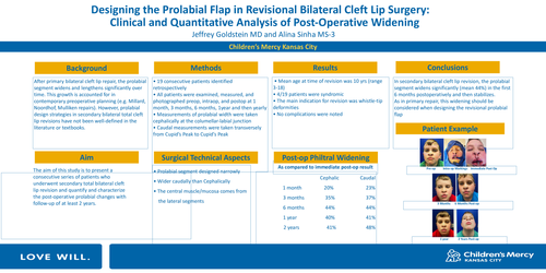Preview of Designing The Prolabial Flap In Revisional Bilateral Cleft Lip Surgery: Clinical And Quantitative Analysis Of Post-operative Stretch With Longer-term Follow-up
