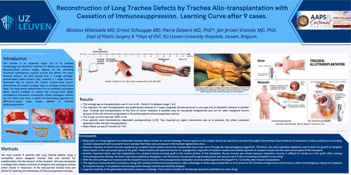 Preview of Reconstruction Of Long Trachea Defects By Trachea Allo-transplantation with Cessation of Immunosuppression. Learning Curve after 10 cases