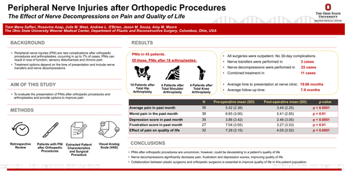 Preview of Peripheral Nerve Injuries After Orthopedic Procedures: The Effect Of Nerve Decompressions On Pain And Quality Of Life