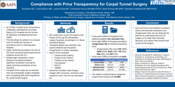 Thumbnail for Compliance With Price Transparency For Carpal Tunnel Surgery