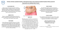 Thumbnail for Painless, Drainless Lipoabdominoplasty: A Retrospective Study Of Pain Following Lipoabdominoplasty Utilizing Liposomal Bupivacaine And A Modified Eras Protocol