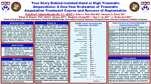 Preview of The True Story Behind Isolated Hand Or Digit Traumatic Amputations: A One-year Evaluation Of Traumatic Amputation Treatment Course And Success Of Replantation