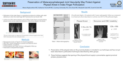Thumbnail for Preservation Of Metacarpophalangeal Joint Vascularity May Protect Against Physeal Arrest In Index Finger Pollicization