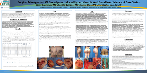 Preview of Surgical Management Of Biopolymer Induced Hypercalcemia And Renal Insufficiency: A Case Series