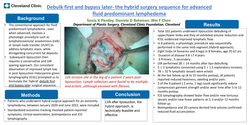 Thumbnail for Debulk First And Bypass Later- Switching The Surgical Sequence In Advanced Fluid Predominant Lymphedema
