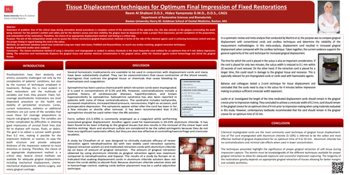 Preview of Tissue Displacement Techniques for Optimum Final Impression of Fixed Restorations