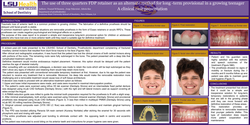 Thumbnail for The use of three quarters restoration for FDP as an alternate method for long-term provisional in a growing teenager. A clinical case presentation. 