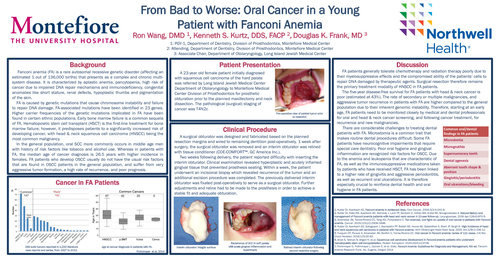 Preview of From Bad to Worse: Oral Cancer in a Young Patient with Fanconi Anemia