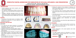 Thumbnail for Completely Digital Workflow for fabrication of Occlusal Appliances. Case Presentation