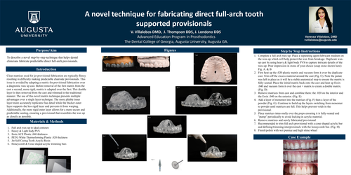Preview of A novel technique for fabricating direct full-arch tooth supported provisionals