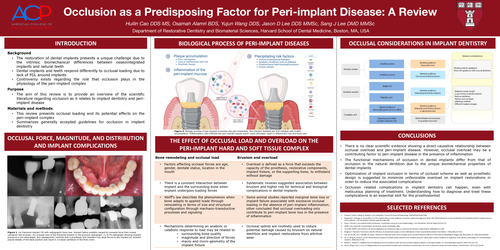 Preview of Occlusion as a predisposing factor for peri-implant disease