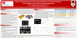 Thumbnail for Effect of Printing Parameters and Storage Conditions on The Tensile Properties of Two Different Types of 3D-Printed Splint Materials