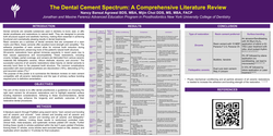 Thumbnail for The Dental Cement Spectrum: A Comprehensive Literature Review