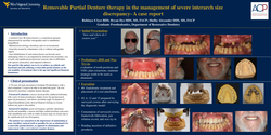 Preview of An attempt at maxillary rehabilitation using a removable partial dental prosthesis in a patient with significant congenital maxillomandibular discrepancy: A clinical report
