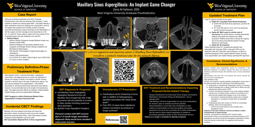 Preview of Dental Implant Planning versus Maxillary Sinus Aspergillosis: A Case Report.