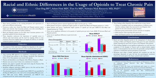 Preview of RACIAL AND ETHNIC DIFFERENCES IN THE USAGE OF OPIOIDS TO TREAT CHRONIC PAIN