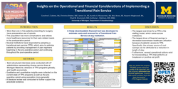 Thumbnail for INSIGHTS ON THE OPERATIONAL AND FINANCIAL CONSIDERATIONS OF IMPLEMENTING A TRANSITIONAL PAIN SERVICE