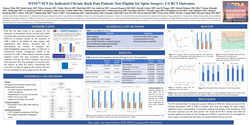 Thumbnail for DTM™ SCS FOR INDICATED CHRONIC BACK PAIN PATIENTS REFRACTORY TO SPINE SURGERY: US RCT OUTCOMES