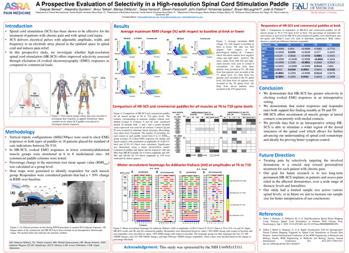 Preview of A PROSPECTIVE EVALUATION OF SELECTIVITY IN A HIGH-RESOLUTION SPINAL CORD STIMULATION PADDLE