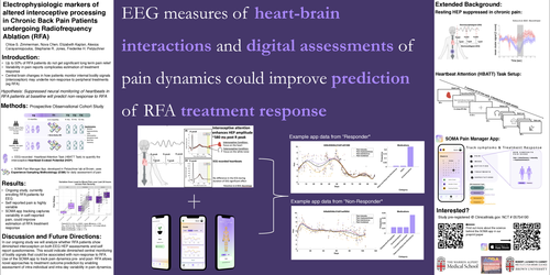 Preview of ELECTROPHYSIOLOGIC MARKERS OF ALTERED INTEROCEPTIVE PROCESSING IN CHRONIC BACK PAIN PATIENTS UNDERGOING RADIOFREQUENCY ABLATION