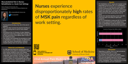Thumbnail for MUSCULOSKELETAL PAIN IN NURSES: REHABILITATION VS. ACUTE CARE SETTINGS