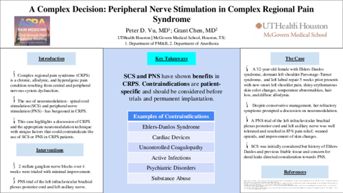 Preview of A COMPLEX DECISION: PERIPHERAL NERVE STIMULATION IN COMPLEX REGIONAL PAIN SYNDROME
