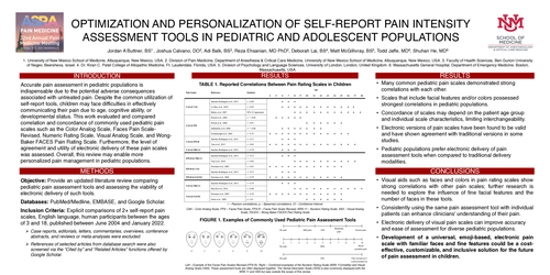 Preview of OPTIMIZATION AND PERSONALIZATION OF SELF-REPORT PAIN INTENSITY ASSESSMENT TOOLS IN PEDIATRIC AND ADOLESCENT POPULATIONS