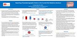 Thumbnail for REPORTING OF SOCIODEMOGRAPHIC FACTORS IN THE CURRENT PAIN MEDICINE LITERATURE