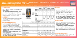 Thumbnail for COOLED VS. STANDARD RADIOFREQUENCY ABLATION OF THE MEDIAL BRANCH NERVES IN THE MANAGEMENT OF CHRONIC FACETOGENIC LOW BACK PAIN.