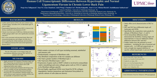 Preview of HUMAN CELL TRANSCRIPTOMIC DIFFERENCES BETWEEN HYPERTROPHIC AND NORMAL LIGAMENTUM FLAVUM IN CHRONIC LOW BACK PAIN