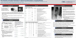 Thumbnail for THE EVOLUTION OF SURGICAL TECHNIQUE IN SPINAL CORD STIMULATION: A SCOPING REVIEW