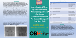 Thumbnail for ASSESSING THE EFFICACY OF RADIOFREQUENCY THERMOCOAGULATION OF THE RAMUS COMMUNICANS NERVE FOR CHRONIC DISCOGENIC LOW BACK PAIN