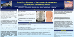 Thumbnail for SPINAL CORD STIMULATOR IN THE PARTURIENT AND ANESTHETIC CONSIDERATION FOR CESEAREAN SECTION