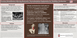 Thumbnail for PRECISION REHABILITATION FOLLOWING RESTORATIVE NEUROSTIMULATION IMPLANTATION FOR MULTIFIDUS DYSFUNCTION