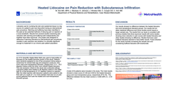 Thumbnail for HEATED LIDOCAINE ON PAIN REDUCTION WITH SUBCUTANEOUS INFILTRATION