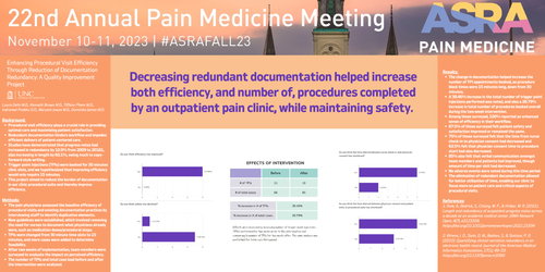 Preview of ENHANCING PROCEDURAL VISIT EFFICIENCY THROUGH REDUCTION OF DOCUMENTATION REDUNDANCY: A QUALITY IMPROVEMENT PROJECT