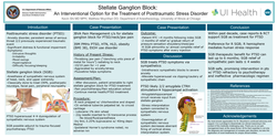 Thumbnail for STELLATE GANGLION BLOCK: AN INTERVENTIONAL OPTION FOR THE MANAGEMENT OF POSTTRAUMATIC STRESS DISORDER