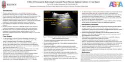Thumbnail for UTILITY OF ULTRASOUND IN REDRESSING ERRONEOUSLY PLACED THORACIC EPIDURAL CATHETER: A CASE REPORT