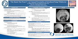 Thumbnail for "THE SKUNK THAT WASN'T": AN UNUSUAL PRESENTATION OF INTRATHECAL PUMP WITHDRAWAL