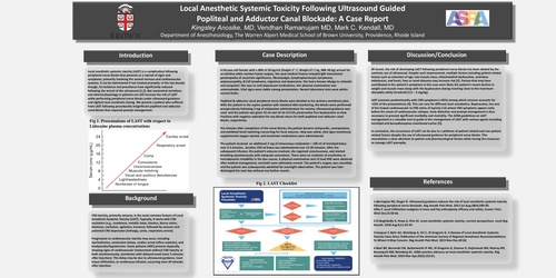 Preview of LAST FOLLOWING ULTRASOUND GUIDED POPLITEAL AND ADDUCTOR CANAL BLOCKS REQUIRING RAPID MANAGEMENT: A CASE REPORT