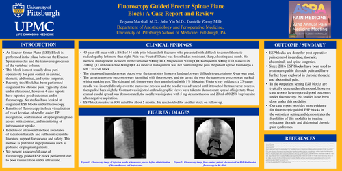 Preview of CASE REPORT ON COMBINED FLUOROSCOPIC AND ULTRASOUND GUIDED ERECTOR SPINAE PLANE BLOCK