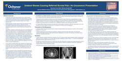 Thumbnail for URETERAL STONES CAUSING REFERRED SCROTAL PAIN: AN UNCOMMON PRESENTATION