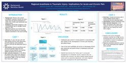 Thumbnail for REGIONAL ANESTHESIA IN TRAUMATIC INJURY- IMPLICATIONS FOR ACUTE AND CHRONIC PAIN