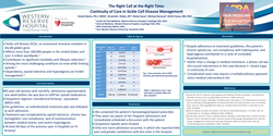 Thumbnail for THE RIGHT CALL AT THE RIGHT TIME: CONTINUITY OF CARE IN THE TREATMENT OF SICKLE CELL DISEASE