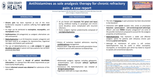 Preview of ANTIHISTAMINES AS SOLE ANALGESIC THERAPY FOR CHRONIC REFRACTORY PAIN: A CASE REPORT