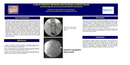 Preview of A CASE OF PERSISTENT ABDOMINAL PAIN FOLLOWING A GUNSHOT WOUND